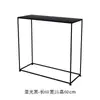 Mesa de Entrada Minimalista Moderna, Mesa Decorativa Lateral de Parede, Armário de Entrada, Prateleira Nórdica de Parede, Mesa de Entrada, Estante de Livros de Arte em Ferro