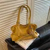 Bolso de Cuero Aceitado Vintage para Mujer 2026 Nueva Moda Versátil Bolso Tote Maillard Bolso de Hombro Sencillo para Viajes Diarios para Exportación