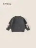 Roupa Infantil Youbao Inverno Novo Tricô Engrossado Suéter para Meninas Top Fofo para Crianças Pequenas Camada Interna Quente