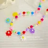 Cadena de Clavícula con Perlas de Margarita de Color Dopamina para Mujer, Diseño Lindo y Único, Accesorio de Collar Floral de Verano