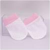 Fonte de Produtos para Gestantes e Bebês: Luvas Anti-Arranhões para Bebê com Cordão Ajustável para Evitar Arranhões no Rosto, Luvas Pequenas para Recém-Nascidos