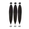 Set de 3 trenzas fáciles EZ dreadlock, material ignífugo para trenzas grandes [procesamiento personalizado]