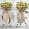 Cesta de Flores de Madera Maciza de Año Nuevo con Trípode Tienda Trípode Celebridad de Internet Soporte para Cesta de Flores y Globos Suministros para Floristería Venta al por Mayor