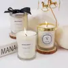 Velas Aromáticas Sem Fumaça Feitas à Mão para Casa e Quarto Incenso de Longa Duração Enfeites de Vidro Copo de Vela Perfumada Copo de Vela Perfumada Atacado