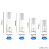 Botella de Vidrio para Crema de Doble Capa Cónica, Botella Vacía Dispensadora de Loción Tipo Prensa, Materiales de Empaque para Set de Viaje de Cosméticos para el Cuidado de la Piel