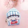 Mochila Mini de Dibujos Animados Billetera para Monedas Bolsa de Monedas Estilo Mini Mochila Escolar Colgante para Llaves