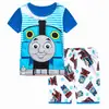 Roupas de Casa Amarelas de Desenho Animado de Manga Curta para Meninos Roupas Infantis Roupa de Verão Primavera Roupa para Ar Condicionado Pijama K207