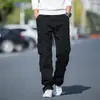 Pantalones Casuales Transfronterizos para Hombre Primavera Nuevo Algodón Puro Talla Grande Monos Holgados Deportivos Rectos Exteriores Pantalones de Múltiples Bolsillos
