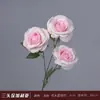 Série de Casamento Rosa Materiais de Flores Artificiais para Decoração de Vitrine de Shopping, Exibição de Fundo, Arranjos Florais, Flores Artificiais, Rosas