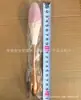 Pincel para Pó de Unha de Sereia Pequeno Pincel de Maquiagem Cintura Fina Pincel para Blush Pincel Grande para Pó Solto Cabelo Macio Não Absorve o Pó Grão de Madeira