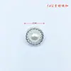 Nueva Venta Caliente Estilo Pequeño Hebilla Decorativa de Gama Alta Retro Accesorios para Botones de Abrigo Suéter Hebilla de Perla y Diamante Accesorios DIY
