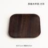 Rongshantang posavasos de ébano para tazas de té base de madera maciza soporte para tazas de té Kung Fu bandeja de té alfombrilla aislante accesorios de hojalata para ceremonia del té