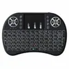 Teclado Mouse Teclado Voador Sem Fio 2.4g I8 Mini Touch Smart com Retroiluminação Tricolor/Sete Cores e Múltiplos Idiomas Disponíveis