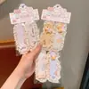 Tiras Mágicas Adesivas para Franja para Meninas, Fixador de Cabelo Xadrez Leite com Café Infantil, Ferramenta de Penteado, Presilhas para Cabelo de Bebê, Acessórios de Cabelo
