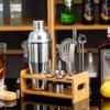 Kit de Coqueteleira de Aço Inoxidável Transfronteiriça Kit Completo de Ferramentas de Barman para Coquetéis Shek Cup