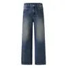 Ropa para Hombre Maple House / Nuevo Otoño Jeans Retro Americano para Hombre Sueltos Rectos Pierna Ancha Línea A Pantalones para Hombre