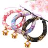 Collar estilo japonés de dibujos animados con campana y estilo Joyería hecha a mano Collar para perro gato mascota