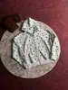 Sudadera con capucha y cremallera de estampado de estrellas, unisex, 380g, adecuada para otoño e invierno, estilo casual, estética retro millennial, chaqueta de corte limpio