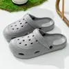 2026 Nuevos Zapatos de Agujeros con Suela Gruesa para Mujer Verano Uso al Aire Libre Pantuflas con Punta Bulbosa Suela Suave Antideslizante Aumento de Altura Fácil de Poner