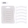 Tira de silicone para cílios postiços de novo ponto transfronteiriça ferramenta auxiliar para cílios tira de silicone almofada de olho formato de faca