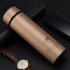 Taza Termo Esmaltada de Acero Inoxidable 304 al por Mayor para Hombres, Vaso de Agua Grande para Mujeres de Negocios con Separador de Té y Grabado Personalizable L