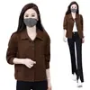 Moderna chaqueta corta de mezclilla para mujer, nuevo estilo de otoño, corte holgado, adelgazante, versátil, elegante, chaqueta casual, top de moda