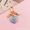 Pingente de Chaveiro Novo Amor Transfronteiriço Acrílico Pérola Pequeno Fresco Capa de Fone de Ouvido Bolsa Pingente Presente Fofo