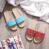 Pantuflas de Lino Transpirables Cómodas para Hombre Verano Hogar Interior Antideslizantes para Pareja Absorbentes de Sudor Cuatro Estaciones