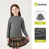 Camiseta Térmica para Niño Dududu Home Otoño Invierno Camiseta de Manga Larga para Niños Top de Invierno para Niñas Cuello Medio Alto para Bebé Ropa para Niños Pequeños