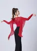 Top Riscado de Malha Elegante para Dança Moderna de Salão Valsa Prática Clássica