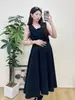 Vestido Xuemefu para Mujeres Embarazadas 2024 Otoño e Invierno Nuevo Estilo Francés Elegante Chanel Chaqueta de Punto Vestido Chaleco Adelgazante de Moda