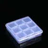 Caja de Embalaje para Accesorios de Pesca con 10 Compartimentos, 15 Compartimentos, 24 Compartimentos, Transparente, Desmontable, Botón de Ferretería, Caja de Almacenamiento de Papelería Portátil, Venta al por Mayor