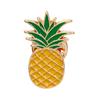 Amazon Hot Selling Fruit Cartoon Brooch ins Personality Oil Dropping Alloy Anti-Light Clothing Accessories Factory Outlet