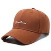 Gorra de béisbol de primavera y otoño 2024, nueva gorra de béisbol de moda para hombre con letras pequeñas, gorra de estilo coreano para mujer, gorra para todo tipo de partidos, gorra para el sol al aire libre