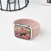 Adecuado para Correa de Apple Watch S8, Applewatch9 Correa Tejida de Bucle Único S10Iwatch11 Correa Representativa Nylon Se