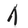 Barbeador Masculino Barbeador Manual Corte de Cabelo Cabeça de Barbear Formato de Lâmina de Aço Inoxidável Suporte Dobrável Cortador para Depilar Sobrancelhas