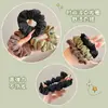 Scrunchie infantil estilo coreano com bolinhas e babados 2026 novo modelo para meninas, alta elasticidade, não danifica o cabelo, adequado para rabos de cavalo
