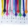 Cordão para Crachá de Peito com Fivela Retrátil Cordão para Crachá de Trabalho Cordão para Crachá de Trabalho Cordão com Fivela de Puxar Fácil Cordão para Crachá de Peito de Funcionário Cordão com Marca de Fábrica