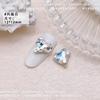 Atacado do Fabricante Nail Art Inclinada em Formato de Coração de Pêssego, Strass de Vidro de Cristal de Formato Especial, Strass em Formato de Coração, Strass para Capa de Celular, Unhas Aurora
