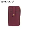 Amazon Ins Holder Plegable de Monedas y Tarjetas para Mujer Pu Ranura Múltiple para Tarjetas Holder de Identificación Compacto Holder de Monedas