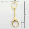 Pequeno Pingente de Chaveiro Fivela C Liga de Zinco Acessórios de Corrente com Fivela C Acessórios de Chaveiro para Joias DIY Fábrica em Estoque