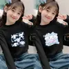 Camiseta Interior de Terciopelo con Cuello Medio Alto para Niñas para Otoño e Invierno, Ropa para Niños, Camiseta de Manga Larga para Niños Talla Mediana y Grande, Tops para Primavera y Otoño