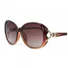Gafas de sol de moda para mujer con cabeza de zorro, Gafas de sol clásicas estilo mamá con camelia, Gafas para adelgazar la cara grande