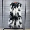 Chaleco de Piel Sintética tipo Borrego de Invierno 2026 Estilo Largo Chaleco Cálido Chaleco Chaqueta para Mujer Directo del Fabricante