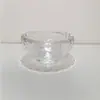 Tigela de Vidro Cristalino Atacado, Tigela Transparente Brilhante para Salada, Tigela para Sobremesa, Tigela para Arroz, Tigela para Máscara Facial de Salão de Beleza
