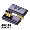 Adaptador HDMI 8K de Alta Definición Macho a Hembra Tipo Codo Tipo C Tipo D TV Computadora Proyector Pantalla Tipo U Proyección Uhd2.1