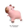Nuevo Globo de Pie para Animales Pequeños con Ruedas, Globo de Dibujos Animados de Papel de Aluminio para Decoración de Fiestas de Cumpleaños Infantiles y Montaje de Escena