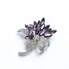 Broches Personalizados para Ropa Accesorios Orquídea de Tinta Pedrería Ramo de Bauhinia Broche de Cristal Suministro Flores Vestido Transfronterizo