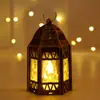 Lâmpada de vento Castelo de Natal Lâmpada de castiçal Luz noturna Decoração estilo europeu e americano Luz noturna de mesa Enfeites Layout de cena