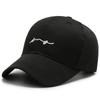 Gorra de Béisbol Bordada para Mujer de Primavera y Verano Estilo Coreano Moda Estilo Japonés Casual Visera Solar Letra Visera Curva para Hombre
